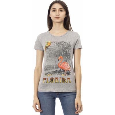 TRUSSARDI Action Дамска тениска TRUSSARDI Action Women T-shirt Gray