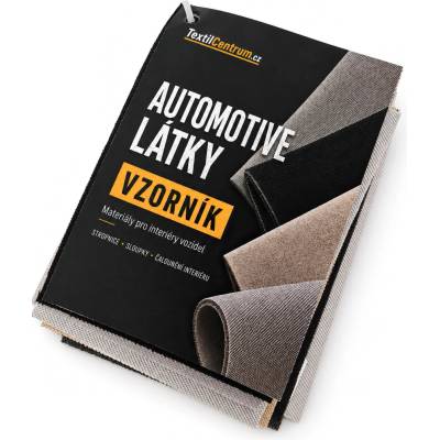 Vzorník automotive látek na STROPNICE a interiéry automobilů