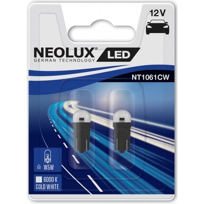 NEOLUX Žárovka typ W5W, LED Interior 6000K, 26,8 mm, W2.1x9.5d