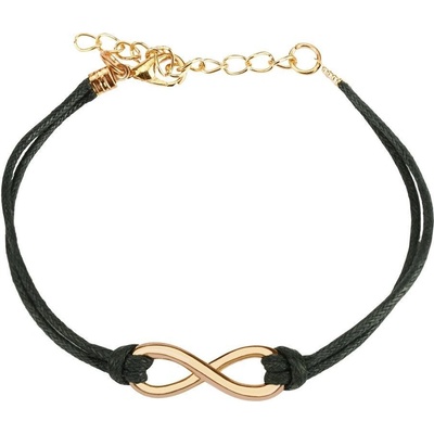 Šperky4U nekonečno černá NR1133-K