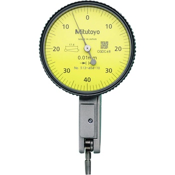 Mitutoyo Индикаторен тестов часовник Mitutoyo 513-404-10E - 0.8 мм, 0-40-0, 0.01 мм (513-404-10E)