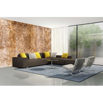 DIMEX ART Самозалепваща се флизелинова фототапета ръждясала бетонна стена 375 x 250 см