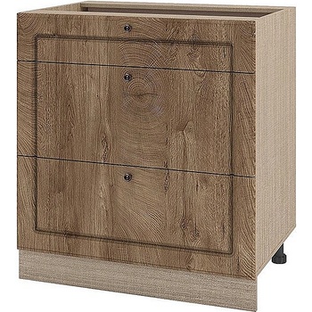 Image 1 of ИРИМ Долен кухненски шкаф Сити МФ-Дъб натурал-06-120 80 см