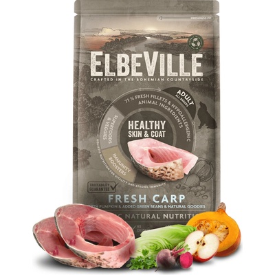 Elbeville Adult All Breeds Fresh Carp Healthy Skin and Coat 1,4 kg