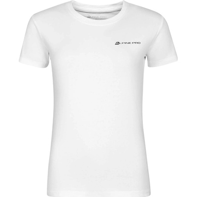ALPINE PRO Дамска памучна тениска с фин памук ALPINE PRO FRABA white ALPINE PRO | Byal | ЖЕНИ | XS