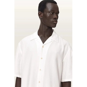 AllSaints риза мъжка с вискоза PURLEY (M062SE)