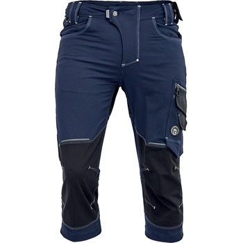 Cerva Ultra odolné strečové montérkové kraťasy 3 4 Neurum Performance petrolejová