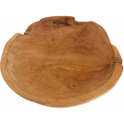 Drevený tanier tíkový, ⌀ 40 cm, tíkové drevo