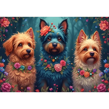 Bluebird Puzzle - Puzzle Dog trio - 1 000 piese
