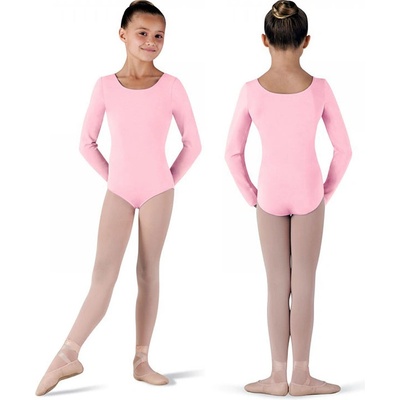 dres Bloch Petit s dlouhými rukávy CL5409 růžová – Zboží Mobilmania