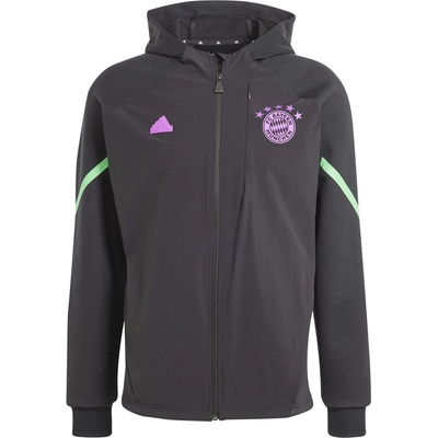 Adidas Мъжки суичър Adidas Bayern Munich Designed For Gameday Full-Zip 2024 2025 Hoodie Mens - Black