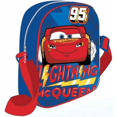 Setino · Dětská / chlapecká kapsička přes rameno Auta - Lightning McQueen - 21,5 x 15,5 x 8 cm