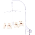 Chipolino Музикална играчка за легло Chipolino - Мечета (MILD02109BEA)