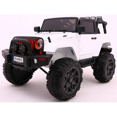 Ramiz Elektrické autíčko Jeep ALL terrain nelakované biele