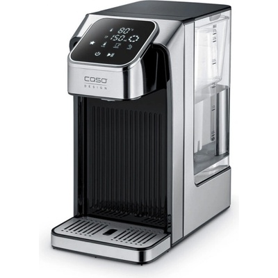CASO Design Диспенсър за гореща вода Caso HW 770 Advanced, 2600W, 2.7 л, 13 темп настройки, 40-100°C, Памет, Сензорно управление, Филтър, Черен/инокс (HW 770 Advanced)