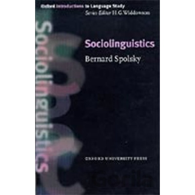 Sociolinguistics Spolsky BernardPaperback