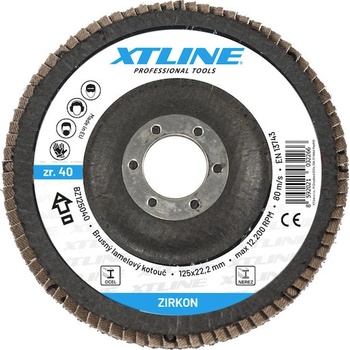 Xtline Kotouč brusný lamelový 115 mm 80 BZ115080