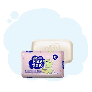 BABY CREMA Бебешки крем сапун Play Time, розов, 100 гр (3060:)