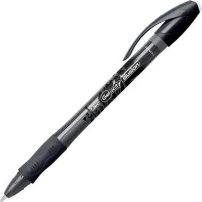 BIC Роллер, изтриваем, 0, 35 мм, с капачка, BIC „Gel-ocity Illusion, черен (943441)