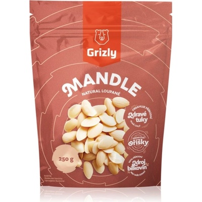 Grizly Mandle olúpané orechy lúpané 250 g