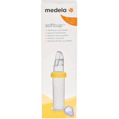 MEDELA SoftCup lahvička s dudlíkem ve tvaru lžičky 80ml