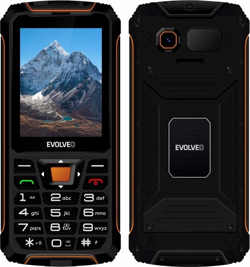 EVOLVEO StrongPhone Z6 Black Orange