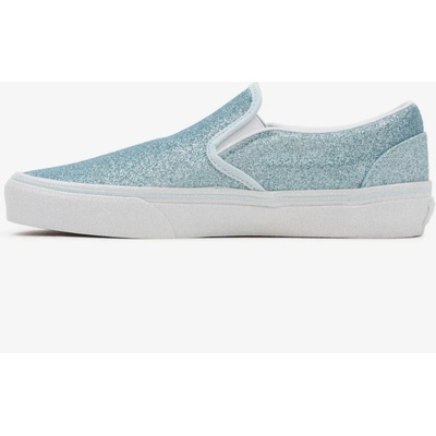 Vans Classic Slip On dámské třpytivé slip on tenisky světle modré – Zbozi.Blesk.cz