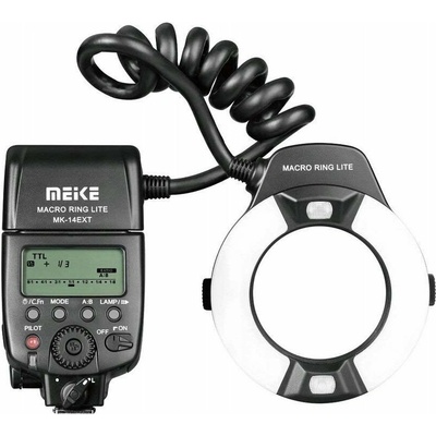 MeiKe TTL LED blesk pro makrofotografii pro Canon / MK-14ext-c