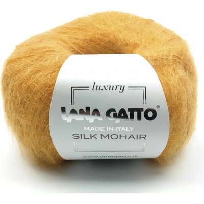 Lana Gatto pletací příze mohér hedvábí SILK MOHAIR oro 14468