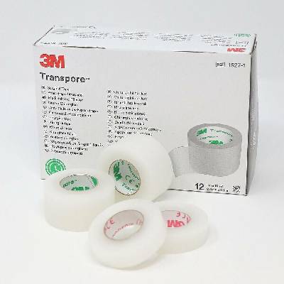3M Transpore 2,5 cm x 9,15 m 12 ks