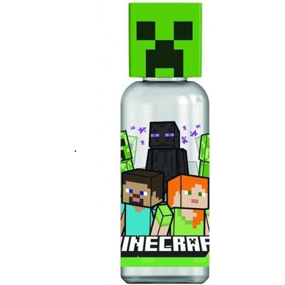 Stor Minecraft plastová láhev s figurkou 560 ml