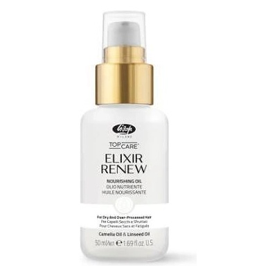 Lisap Milano Подхранващо олио за коса Lisap Milano Top Care Elixir Renew - с масла от камелия, лен, пеларгоний и пачули