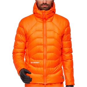 Mammut Мъжко пухено яке Mammut Eiger Nordwand Light Down Insulation Hooded Jacket Down jacket - Eiger Orange - размер XXL (004-6949-0315)