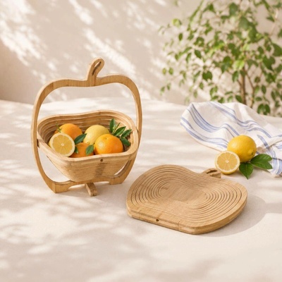 Maximex Koš na ovoce bambus 22,5 x 30 cm