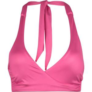 Seafolly Дамско бикини горнище Seafolly Women's Soleil DD Wrap Front Halter Bra Bikini top - Hot Pink - размер 44 (EU) (150-4277-0216)