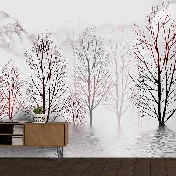 Decono Фототапет Гора над Езерото