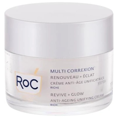RoC Multi Correxion Revive + Glow Anti-Ageing Unifying Cream подхранващ крем против бръчки 50 ml за жени