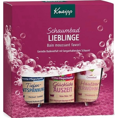 Kneipp pěna do koupele Šťastné koupání 3 x 100 ml