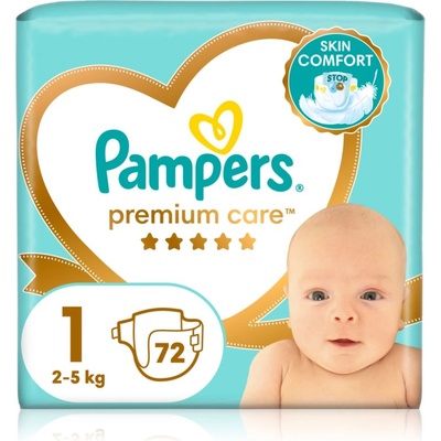 Pampers Premium Care Size 1 еднократни пелени 2-5 kg 72 бр