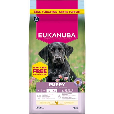 Eukanuba Premium Nutrition Puppy Large & Giant Breed s kuřecím 18 kg