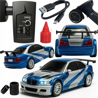 Para Toys RC auto pro driftování modré s LED podsvícením 1:43