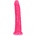RealRock Slim Realistic Dildo with Suction Cup Glow in the Dark 20cm Pink