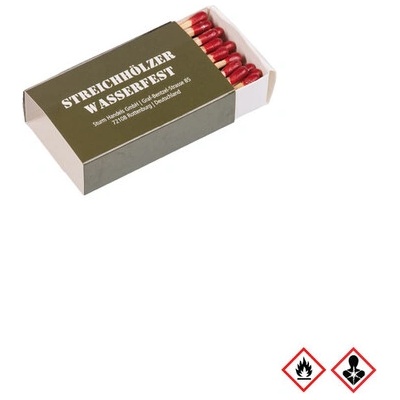 Mil-Tec Водоустойчиви кибрити 4 кутии (15234000)