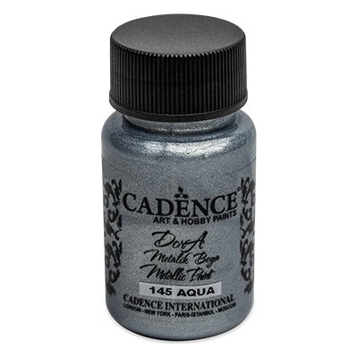 Cadence Metalic akrylová tmavo strieborná modrá 50 ml