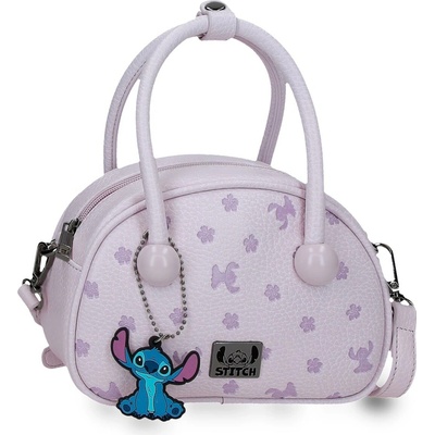 Enso Dívčí menší kabelka Stitch Bloom fialová