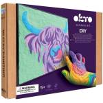 OKTO Ирландски добитък художествен комплект Рисуване с маса по номера 29x29 см (060475)