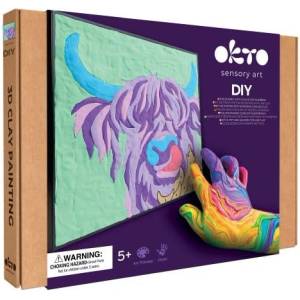 OKTO Ирландски добитък художествен комплект Рисуване с маса по номера 29x29 см (060475)