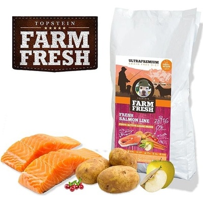 Topstein Farm Fresh Salmon Line Puppy/Active Large Breed 15 kg