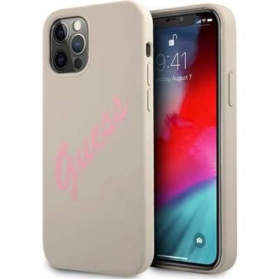 GUESS Калъф Guess, Apple iPhone 12/12 Pro, GUHCP12MLSVSGP, Бежов (GUE001110)