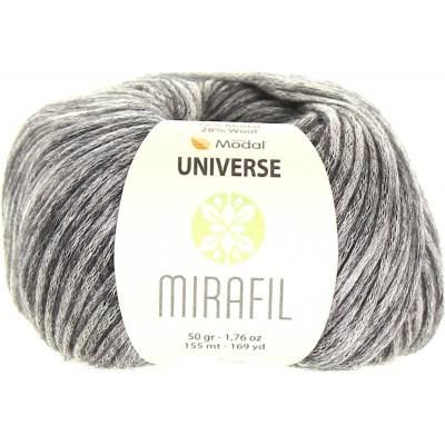Mirafil Universe Solid šedá melange 460